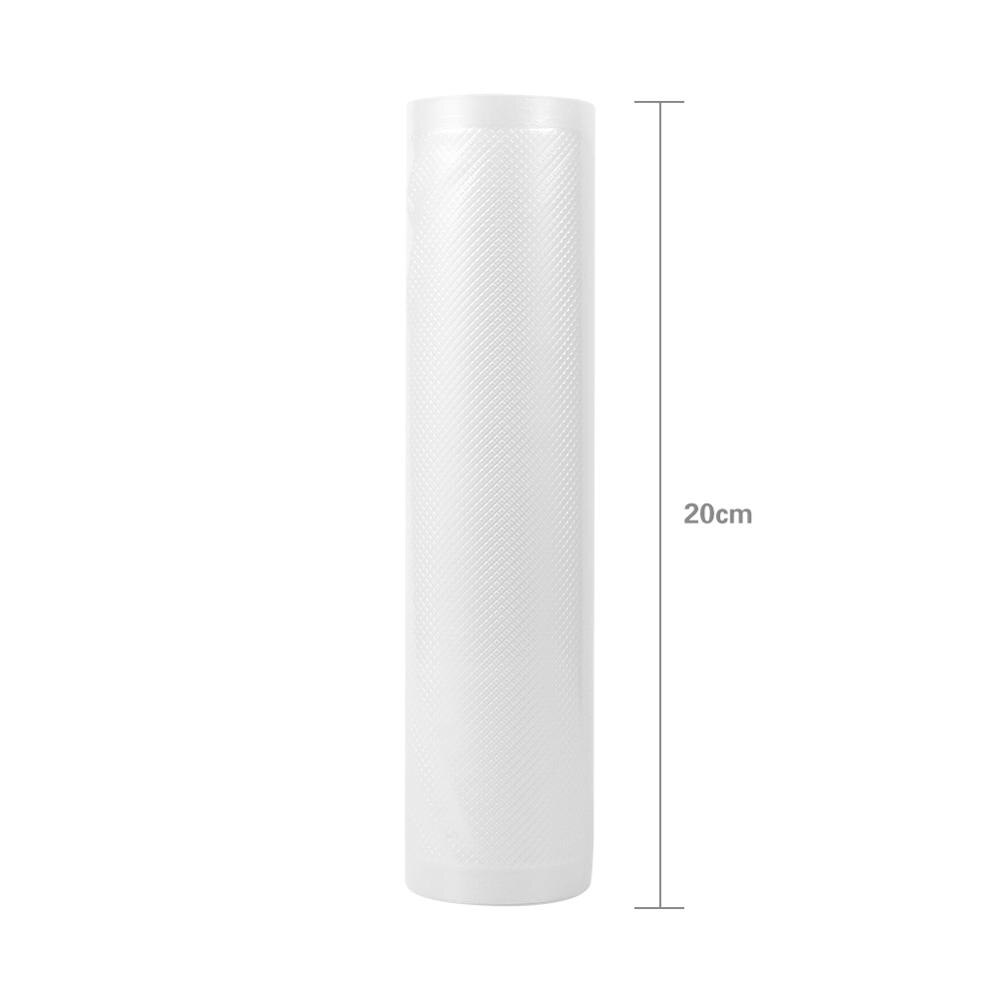 12/15/20/25cm * 500cm Rollen/viel Küche Lebensmittel Vakuum Beutel Vakuum Versiegelung taschen für Lebensmittel Lagerung Vakuum Versiegelung Vakuum Verpackung Rollen: Silber Grau