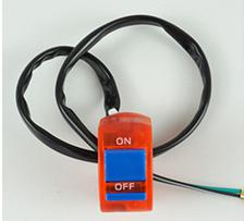 Universal Motorcycle Handlebar Switch ON OFF Button Flameout for Moto Motor Bike Black: B