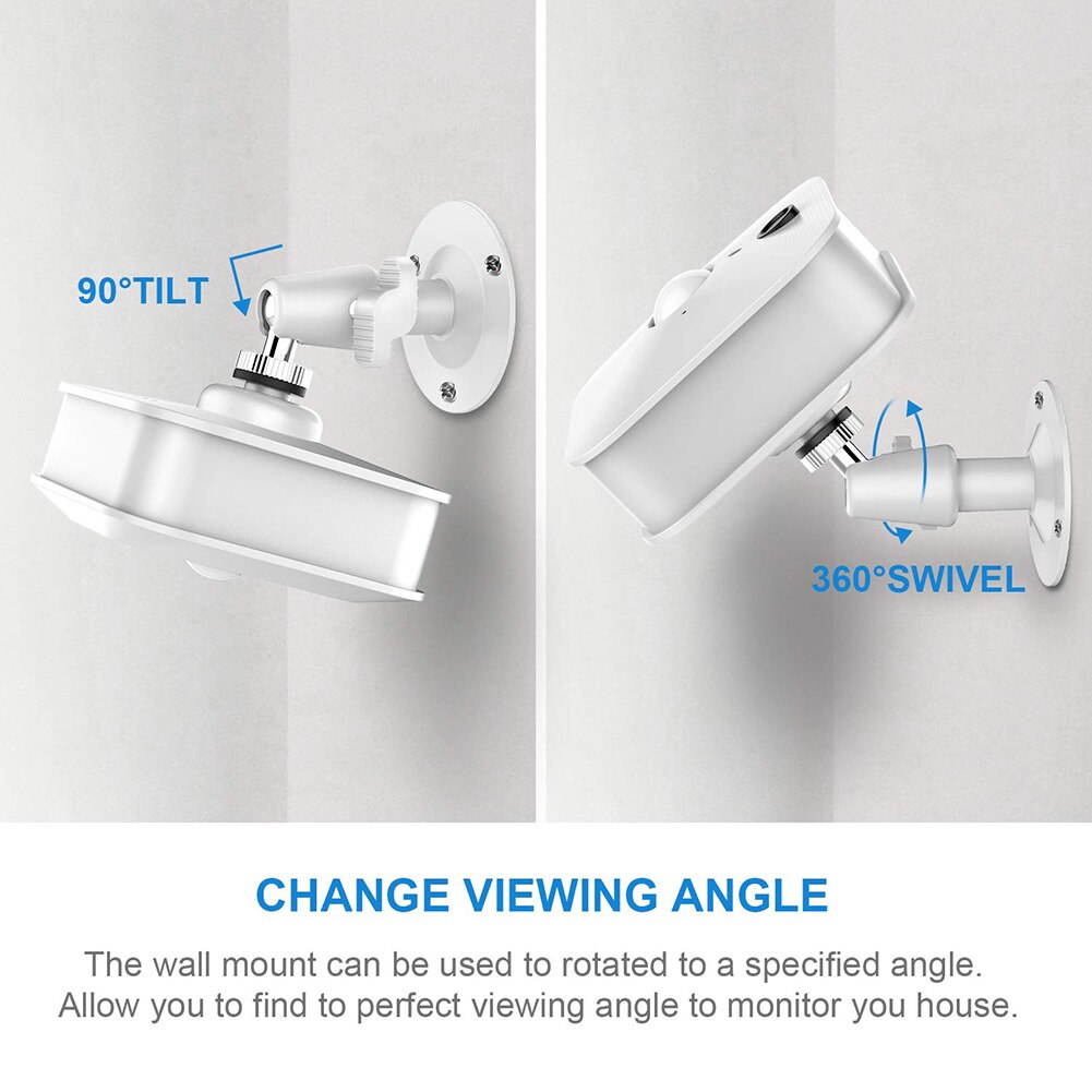 Security Wall Mount Sensor Metal Security Camera Bracket Indoor Mount Bracket 360 Degree Rotation LHB99