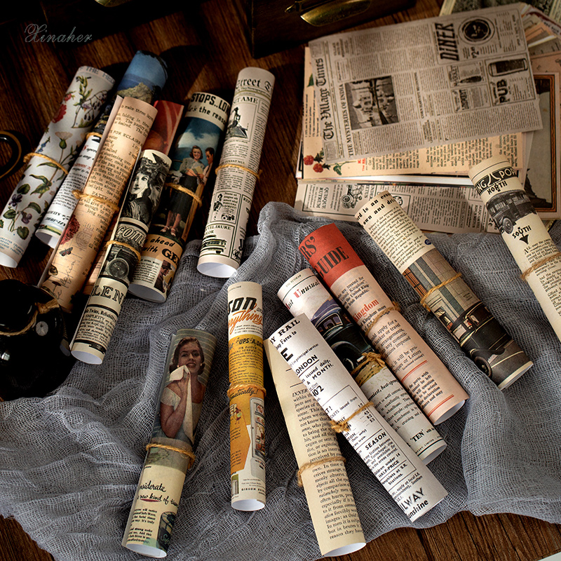 60 pièces voyage dans le temps série inscriptible matériel papier indésirable Journal planificateur Scrapbooking Vintage décoratif bricolage artisanat fond papier