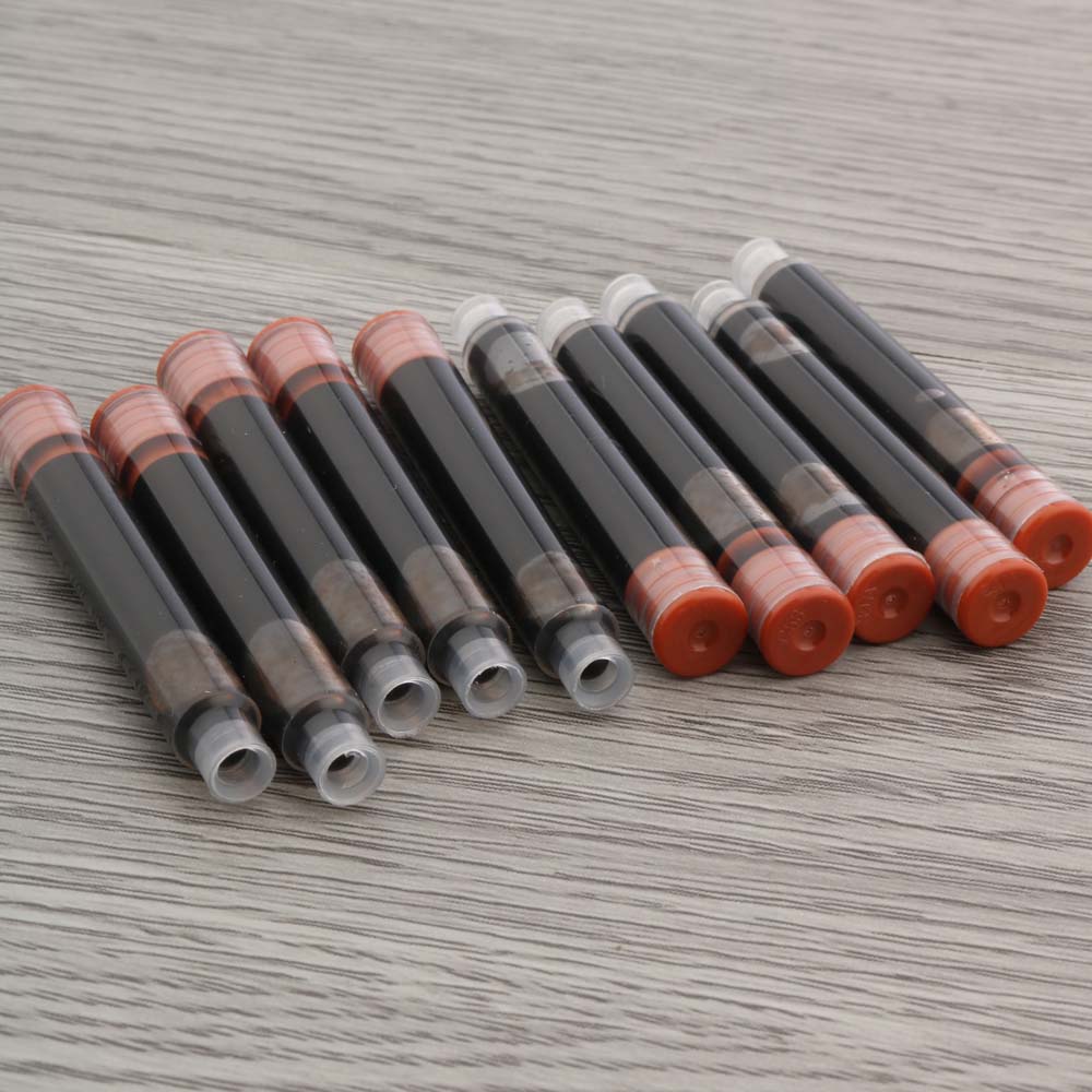 10pc Brown fit for fountain pen INK refills 2.6MM 3.4mm Stationery Office School Supplies