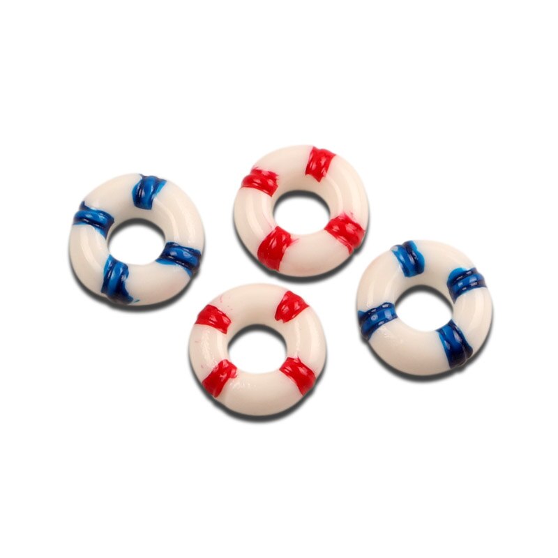 20Pcs 15/26Mm Mixed Leuke Resin Reddingsboei Cabochon Plaksteen Decoratie Ambachten Versieringen Voor Scrapbooking Diy Accessoires: 15mm