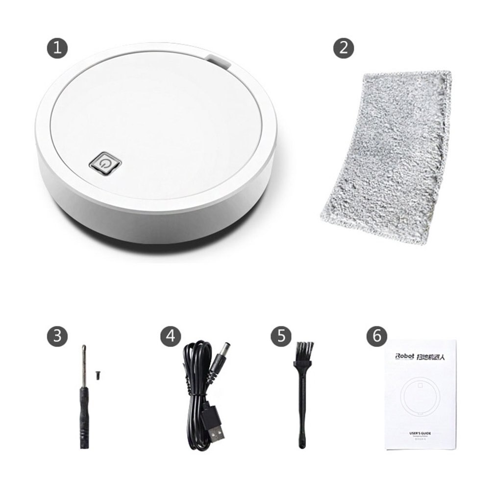 3in1 Robot Vaccum Cleaner Rechargeable Sweeping Suction And Drag Integrated Cleaning Machine Electric Sweeping Robot: ES330