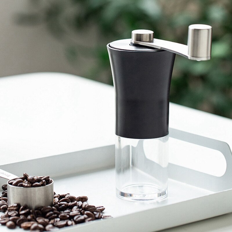 Hand Grinder Manual Coffee Grinder Stainless Steel Coffee Machine Coffee Bean Grains 360° Grinding Grinder for Household