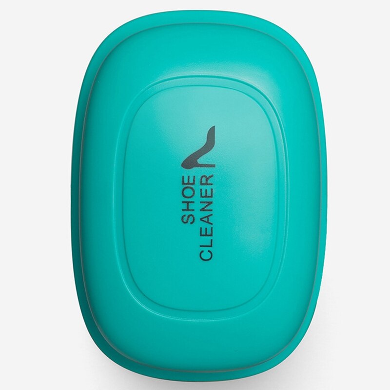 2-Sided Sponge Shoe Brush Wall portable Shoe Polish Shoe Brushes Leather Shoes Cleaner: Small sponge cleaner