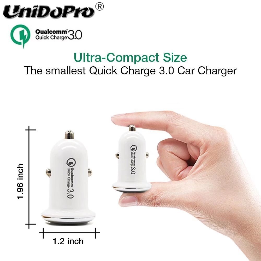 Quick Charge 3.0 5V 3A Smart Fast Car Charger for Asus ZenPad Z8s ZT582KL, Z8 ZT582KL, Zenpad 10 Z301ML QC 3.0 Charging Adapter
