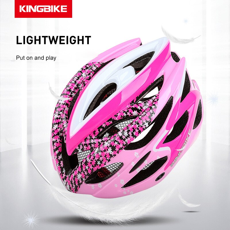 KINGBIKE – casque de vélo léger Anti-vibration, protection solaire avec feu arrière pour le cyclisme