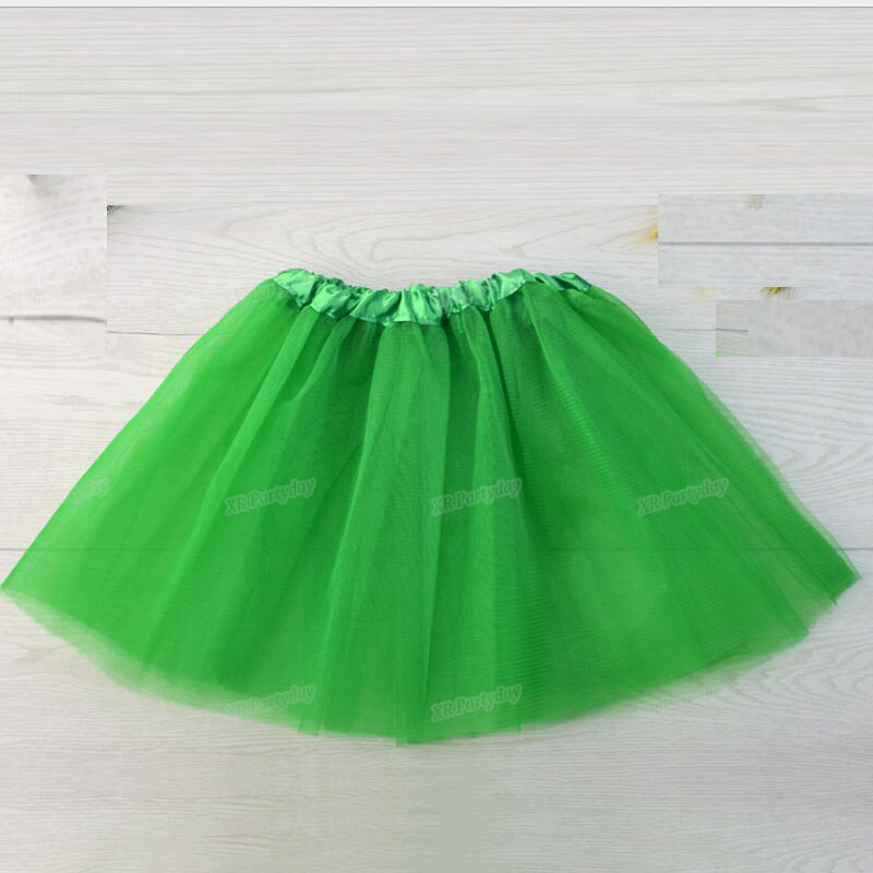 Falda tutú para bebés, faldas para niñas, faldas de verano de poliéster con hilo de red, Falda de baile de medio cuerpo, ropa de actuación para niños, Color Navidad