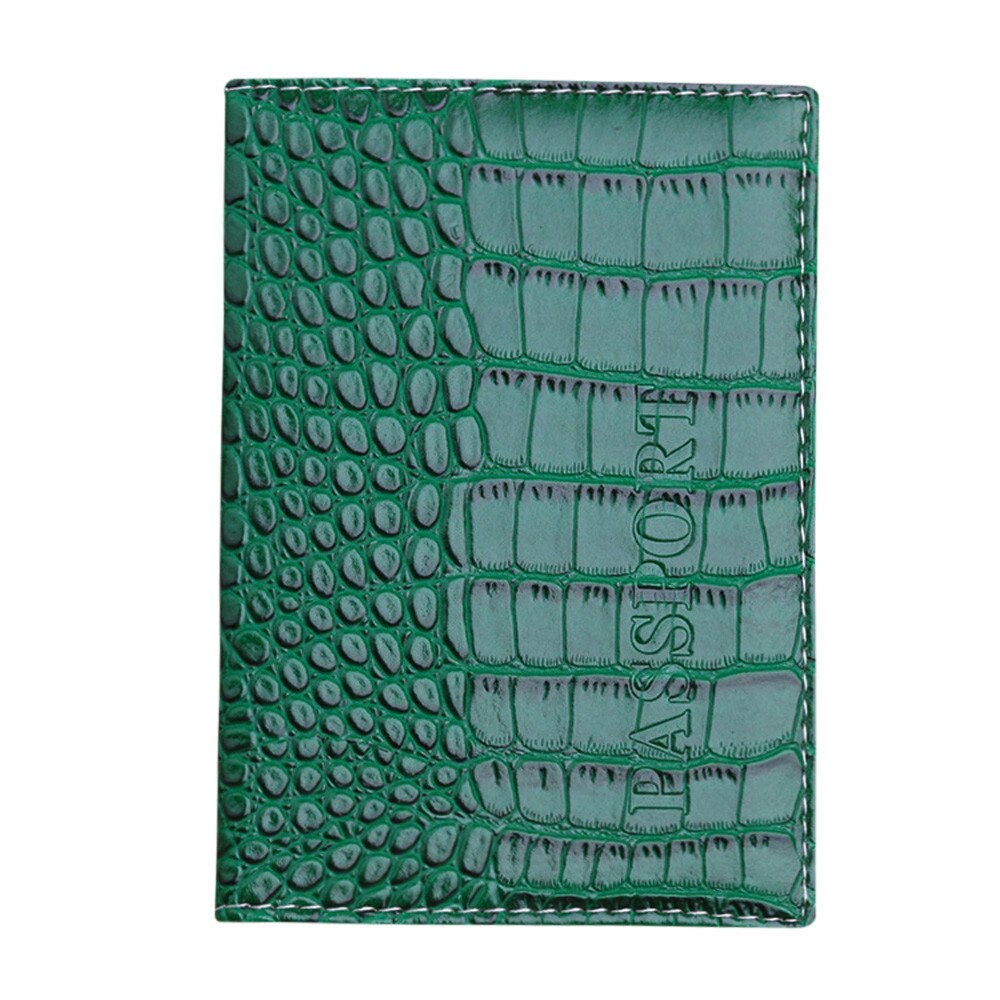 Passport Holder Protector Wallet Business Card Soft Passport Cover Leather credit card for men's and women's: GN