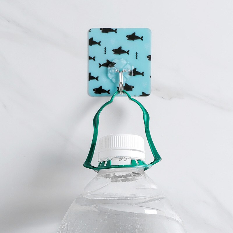 Door hook Cartoon strong glue hook wall sticker hook no trace no nail coat hanger stainless steel adhesive hooks