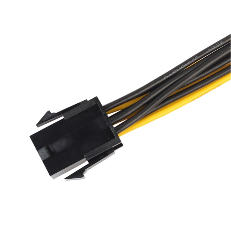 6-pin Female to Dual 8-pin Male Graphics Card Connector PC Power Cable,Splitter Extension Cord Wire for Graphic Card CPU
