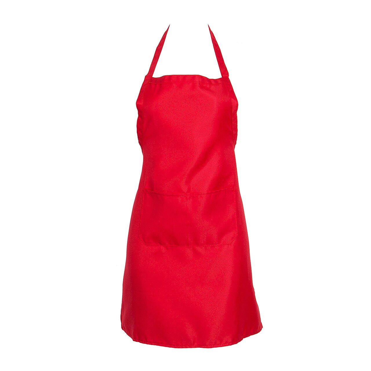 Delantal con pechera ajustable para hombre y mujer, vestido de Chef para restaurante, cocina clásica con bolsillos, artesanía de carnicero para hornear, cocina, barbacoa: Rojo