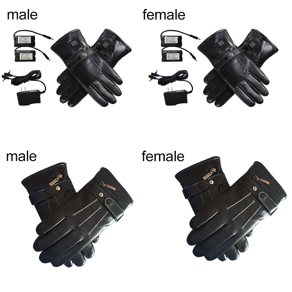 Motorfiets Handschoenen Verwarmde Handschoenen Usb Opladen Winter Warme Handschoenen Met Onafhankelijke Verwarming Chip Voor Skiën Fietsen Paardrijden