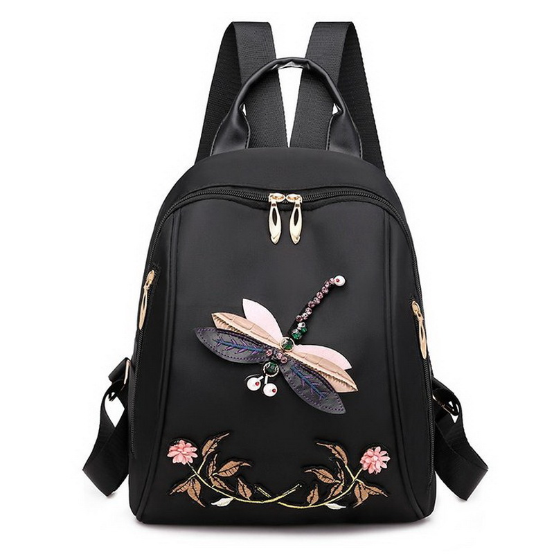 Summer Casual Oxford Women&#39;s Backpack Student Girls School Bag Lady Travel Backpack