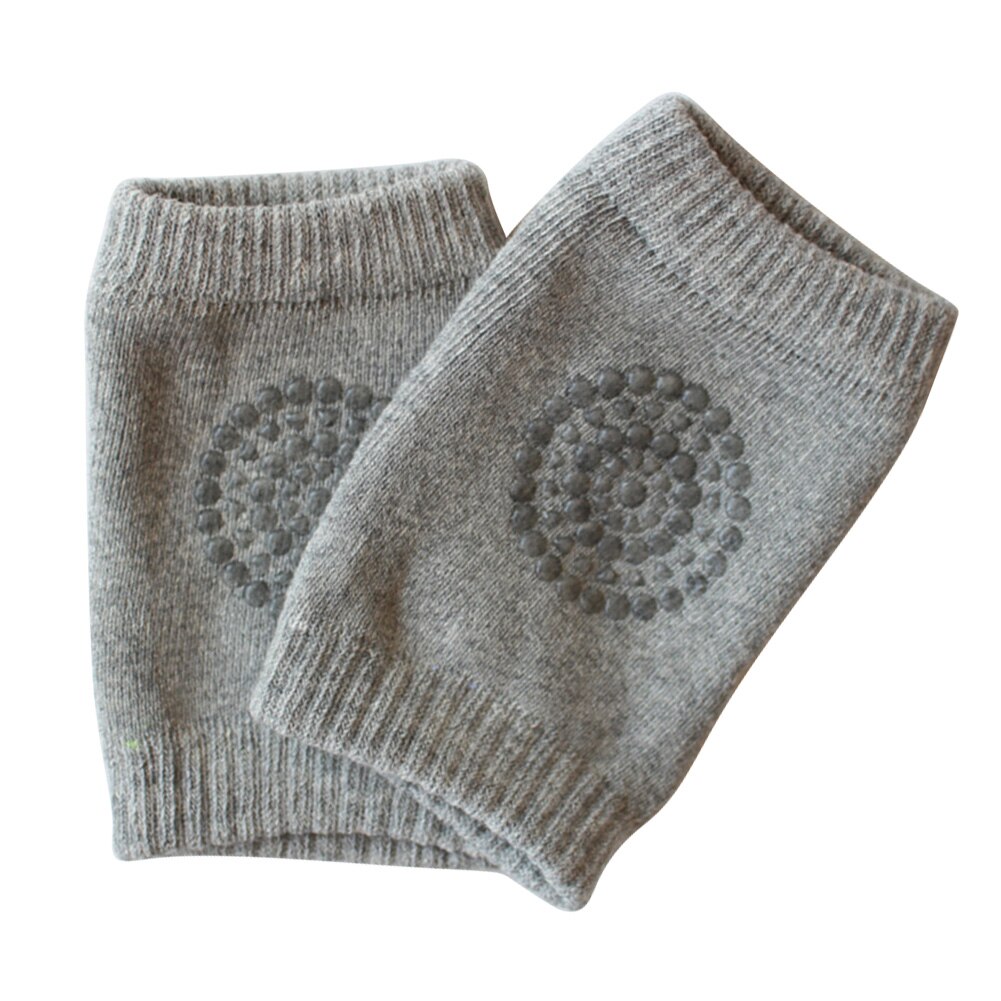 Kids Baby Antislip Kruipen Elleboog Zuigelingen 0-24M Peuters Knee Pads Protector Veiligheid Kneepad Been Warmer Ondersteuning baby Accessoriess: Grey