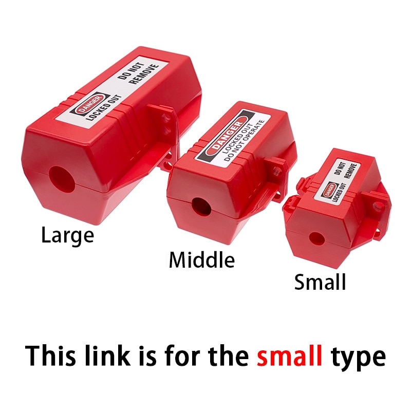 Appliance plug box lock small industrial plug household plug lockout device safety tool