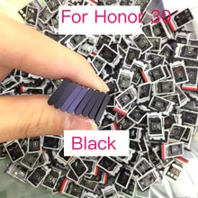 10Pcs Voor Huawei Honor 30 Originele Telefoon Behuizing Sim Tray Adapter Micro Sd-kaart Lade Houder: Black