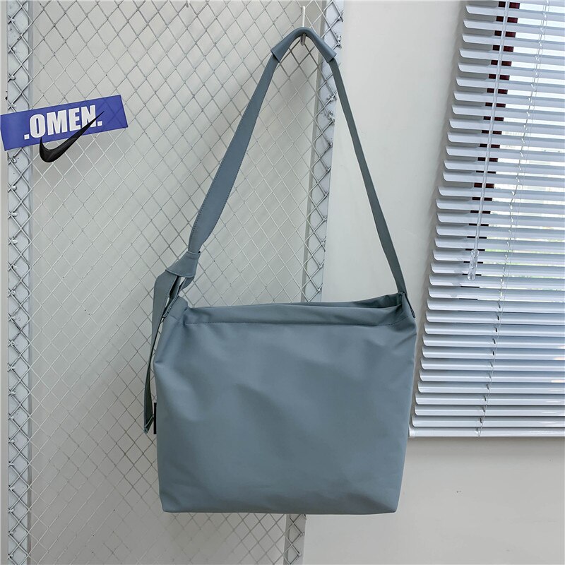 Vrouwen School Messenger Tassen Voor Vrouwen Schouder Dames Handtas Solid Grote Capaciteit Nylon Canvas Schoudertas Vrouwelijke Tassen