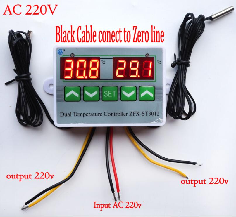5pcs Blue DC 5V To 12V -50?C To -110?C Digital Thermometer Monitor Multipurpose Thermometer main image 0
