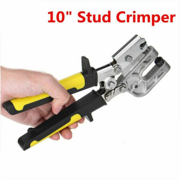 10 zoll TPR Antislip Griff Zucht Crimper Gips Bord Trockenbau schlagen Werkzeug Befestigungs