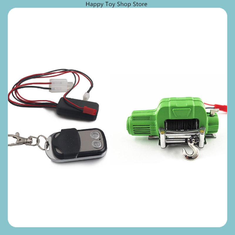 Mini metalen elektrische lier voor 1/10 schaal Crawler RC auto-onderdelen