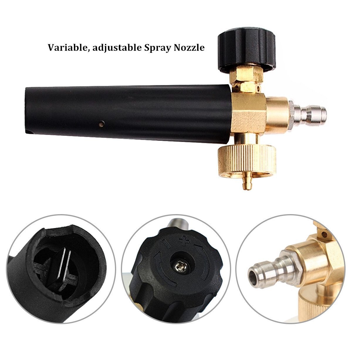 Druk Auto Wasmachine Met 5 Pcs Zeep Spray Nozzles LovingPrices