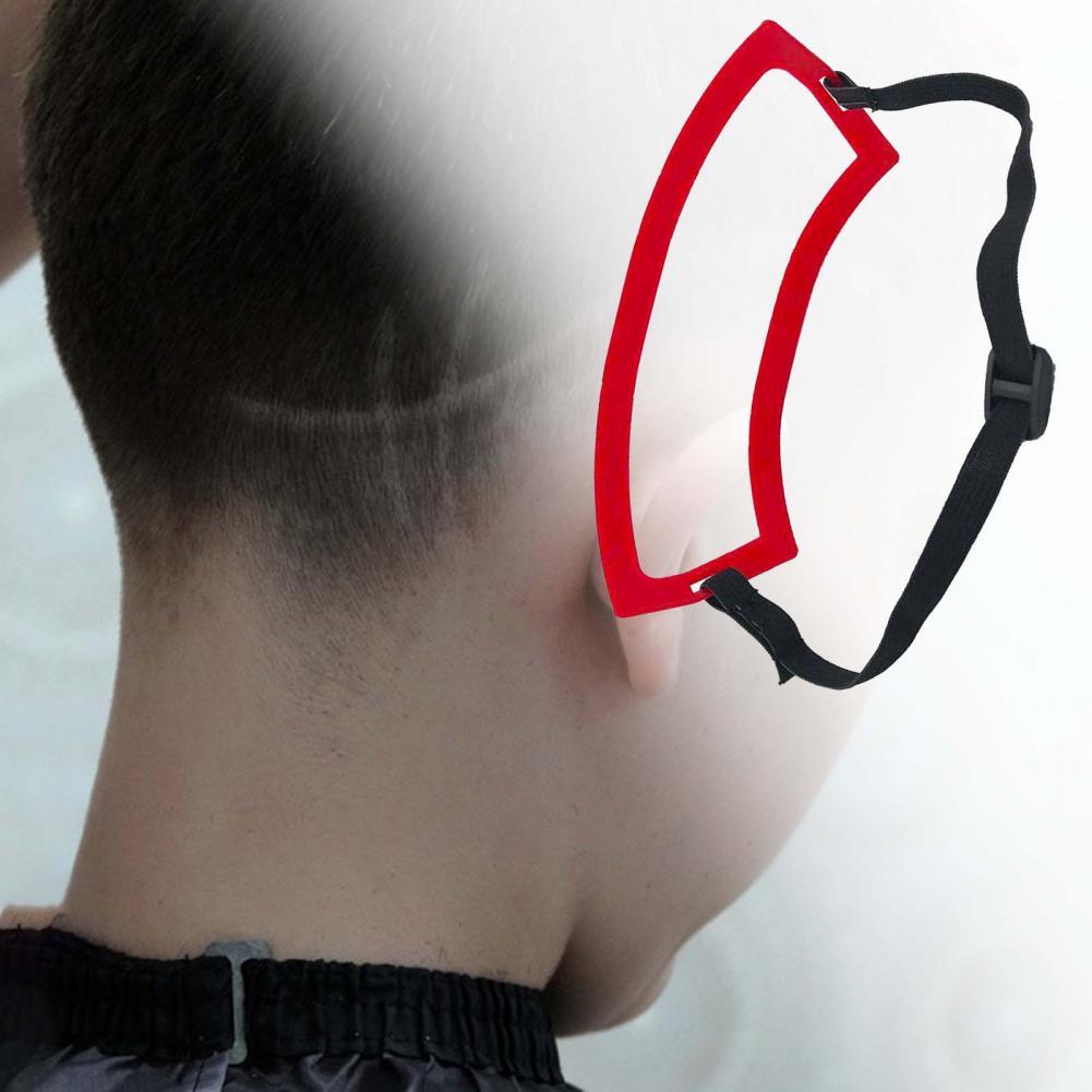 Nakke hår skabelon præcis position håndfri plast klipning guide halsudskæring barbering skabelon til familien