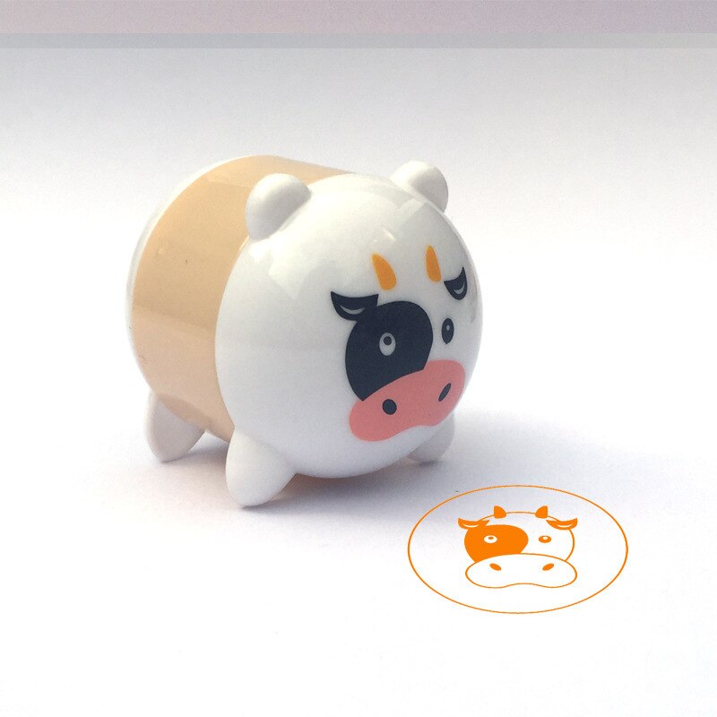 Cartoon Dieren Postzegels Kinderen Speelgoed Kids Seal Voor Scrapbooking Stamper Diy Cartoon Stamper Speelgoed: White cow