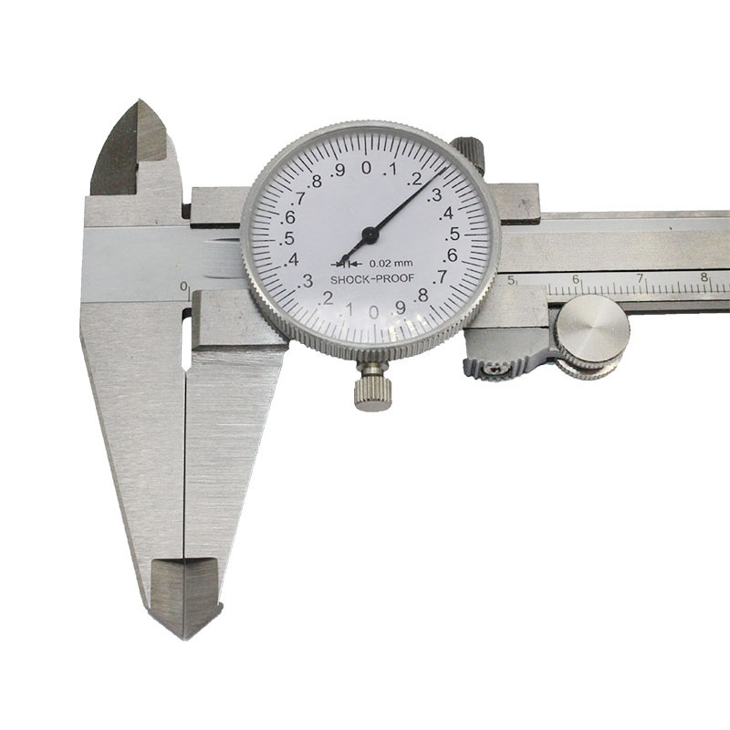 Dial Calipers 0-200mm for 0.02mm Vernier Caliper Gauge Shockproof Measuring Tool High Precision Caliper With Table