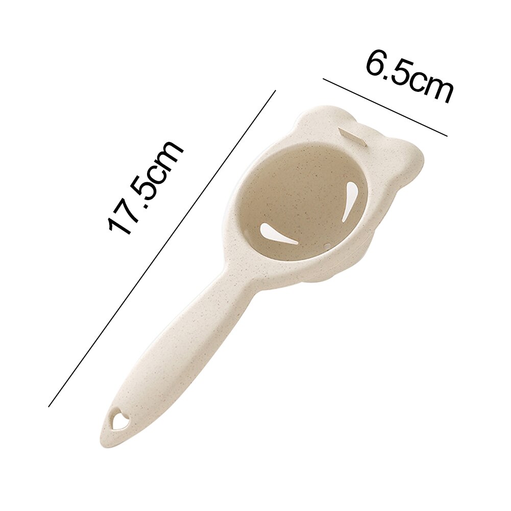 Utensilio para hornear pasteles, divisor tamiz, herramienta de cocina artesanal, separador de yema y clara de huevo, separador de huevos de plástico de grado alimenticio