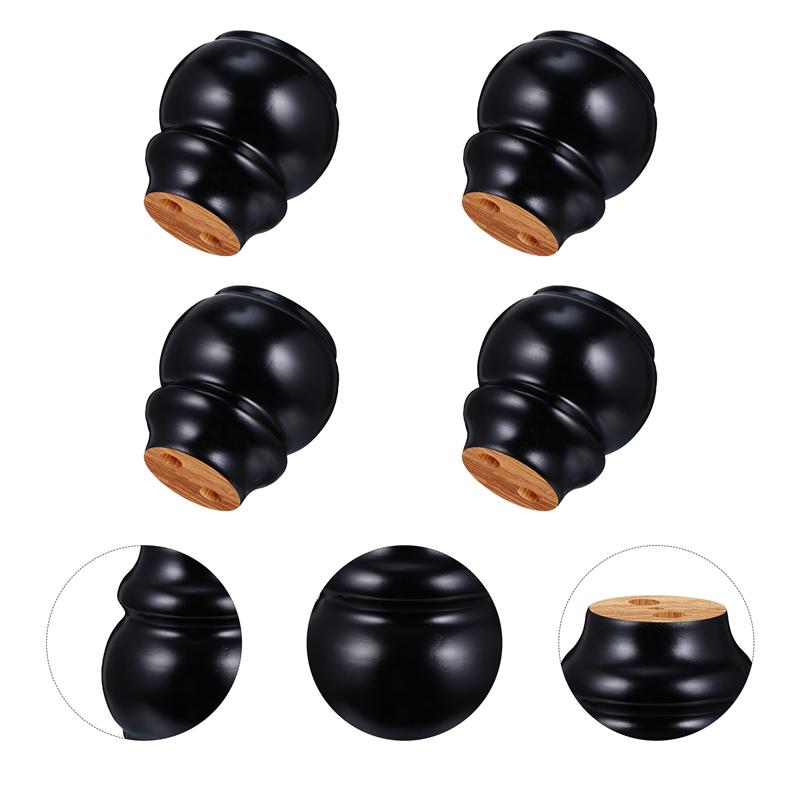 4 pièces meubles en bois massif jambes commode jambes canapé remplacement jambes fauteuil jambes