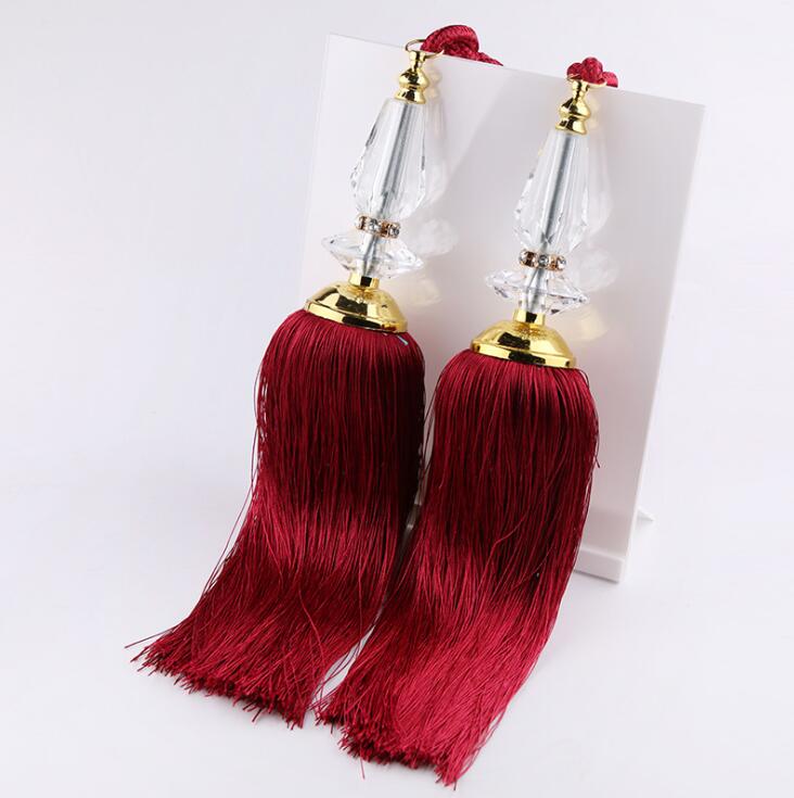 style curtain decoration accessories acrylic crystal hanging ball tassel bandage home textile decoration supplies: NO 7