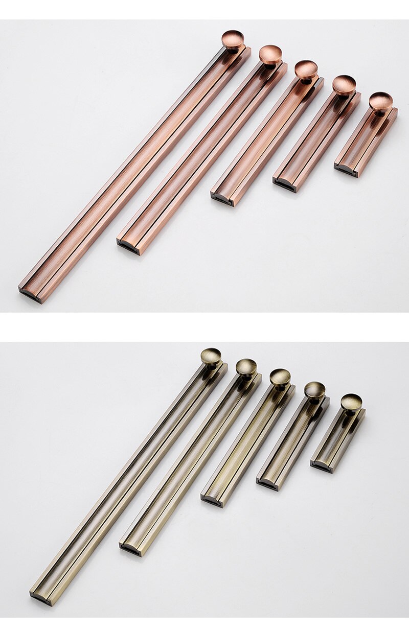 Verrou en laiton monté en surface, serrure de porte Invisible, boulon, solide et robuste, simple, solide et robuste