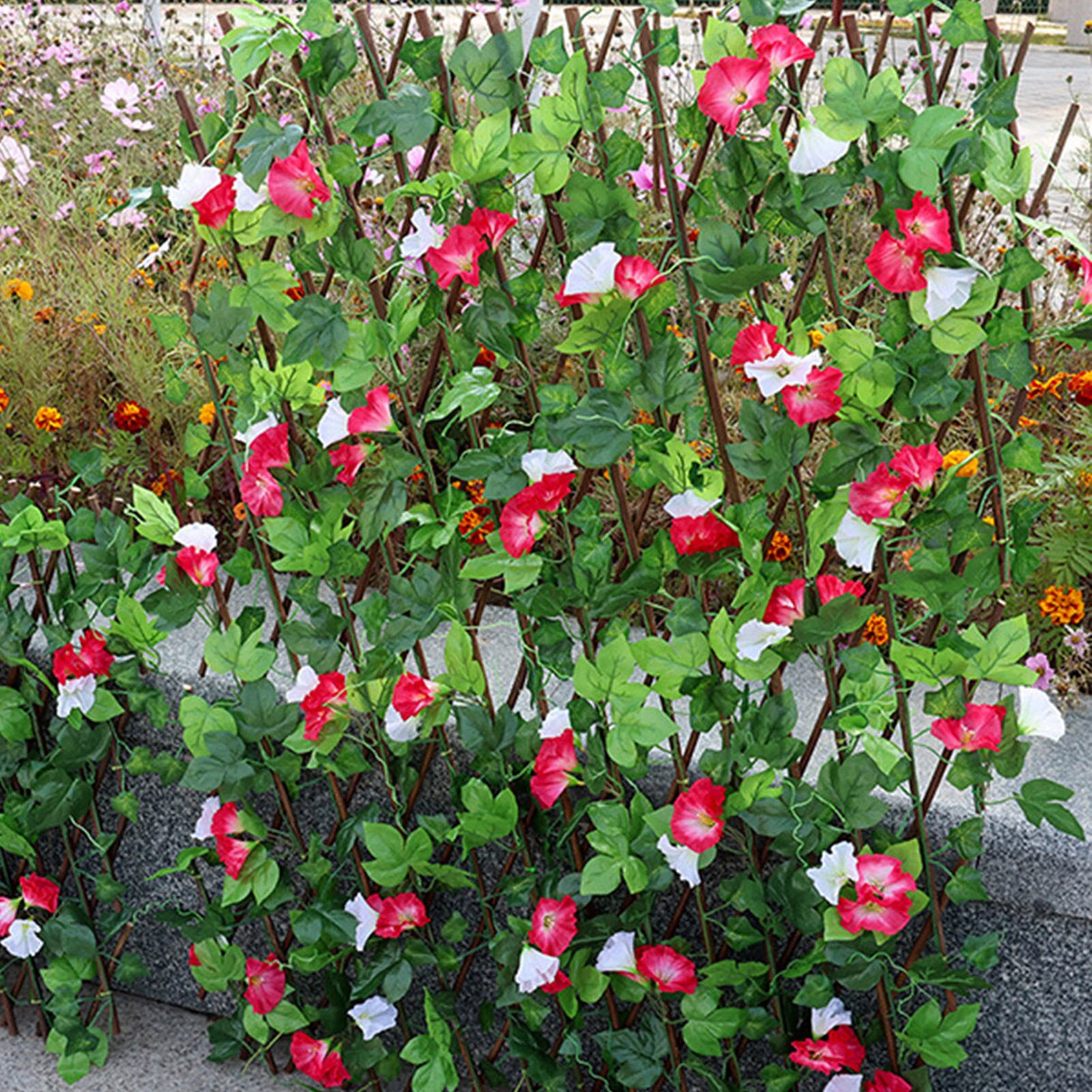 Artificial Leaf Garden Fence Screening Roll UV Fade Protected Privacy Artificial Fence Wall Landscaping Ivy Garden Fence