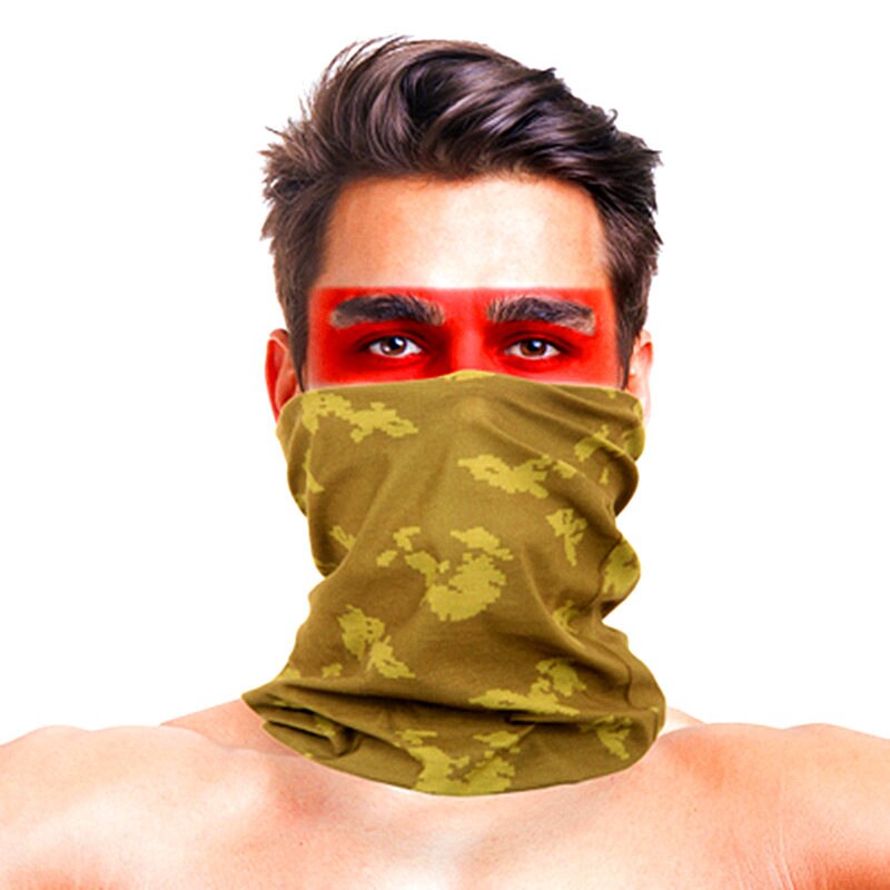 Haut-saut camouflage pêche masque facial écharpe Polyester coupe-vent hiver tête cou plus Headweara Rock pêche vêtements accessoires: 031