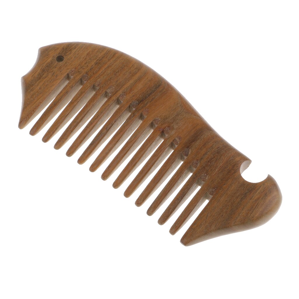Sandelhout Haar Kam/Grove Detangling Hout/Borstel Houten Hoofdhuid Massage Borstel Anti-Statische