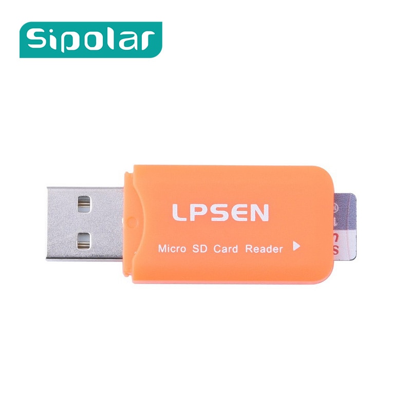 Sipolar Mini Usb 2.0 Memory Card Reader Voor Micro Sd Tf Card Adapter Plug En Play Voor tablet Pc