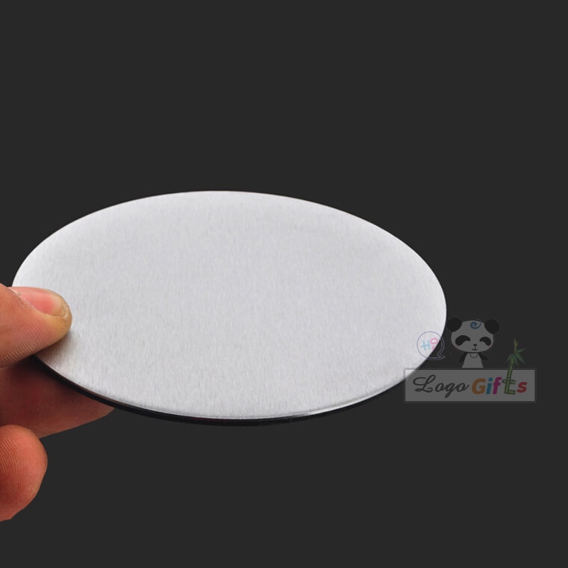 Circle coffee mug coaster cute desk set for home and bar one piece with and