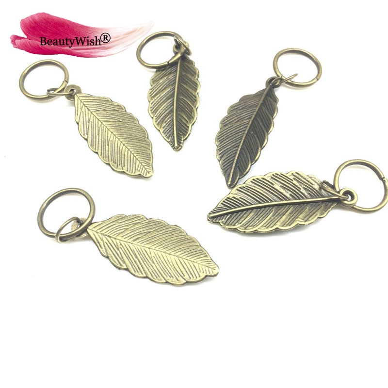 20 Stck Flechten Haar Mithelfer Perlen 10mm 12mm oder 14mm Gold Haar flechten Dreadlock Perle Manschette Clip flechten Band Kreis Bleifrei