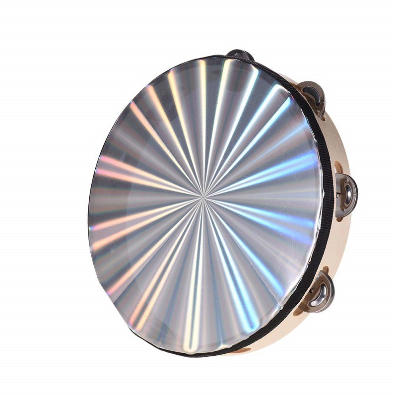 BeatBox 6/8/10 Inch Wooden Radiant Tambourine Hand... – Grandado