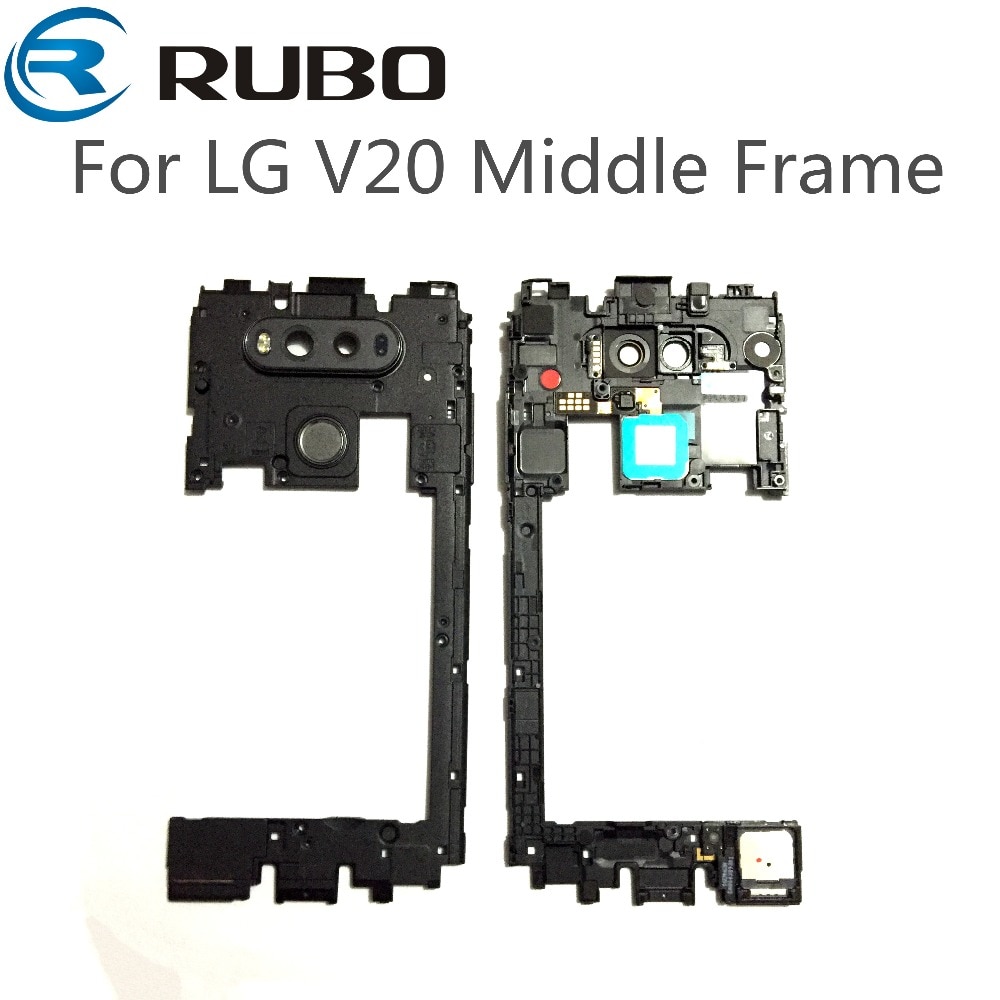 Voor Lg V20 Midden Frame Behuizing Met Zoemer Originele Vervanging Camera Lens Glas