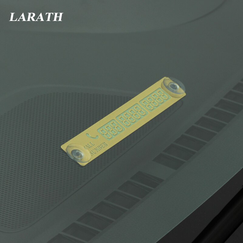 Samochód stylizacji tymczasowa karta parkingowa numer telefonu powiadomienie o karcie noc światło przypadku