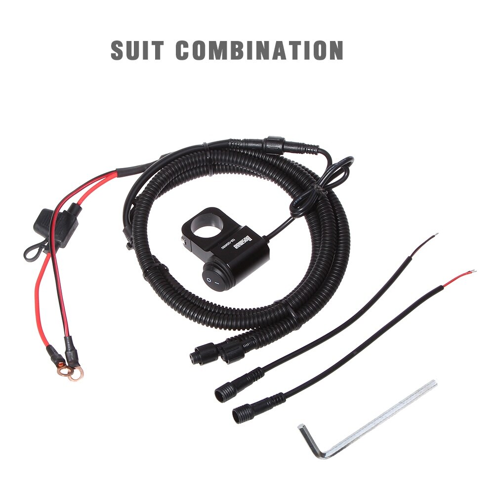 12V-24V 5A Universele Geen Lock Schakelaar Motorfi... - Grandado