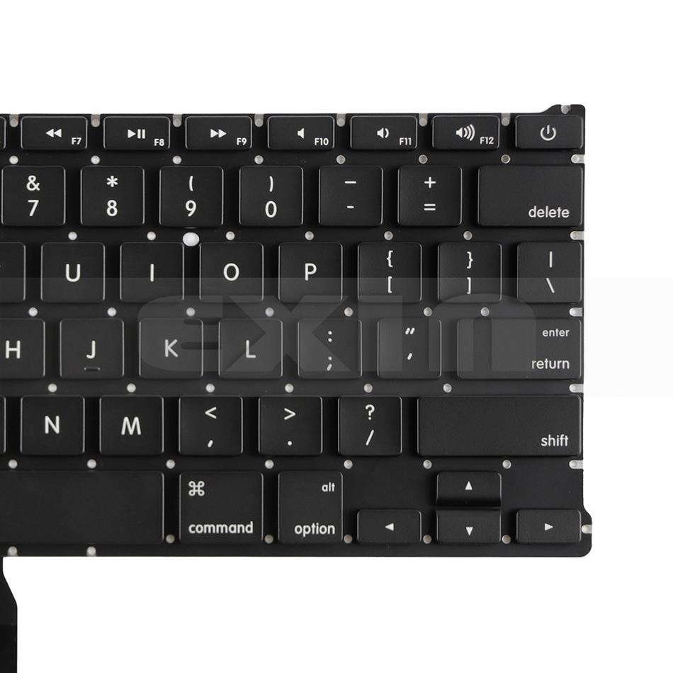 para Apple Macbook Air 13 "A1369 A1466 teclado EE. UU. Teclados ingleses con retroiluminación de años