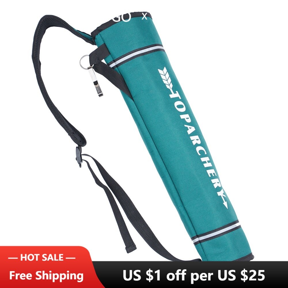 Toparchery-Bolsa de flecha para arco recurvo, accesorios de tiro con arco, mochila de nailon para práctica