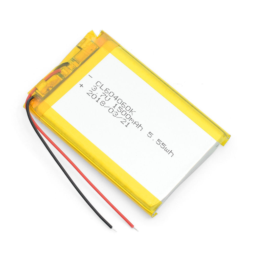 1/2/4 stk 604060 3.7 v lithium polymer batteri 1500 mah gør-det-selv mobil nødstrøm opladning skat li-po genopladelige batterier