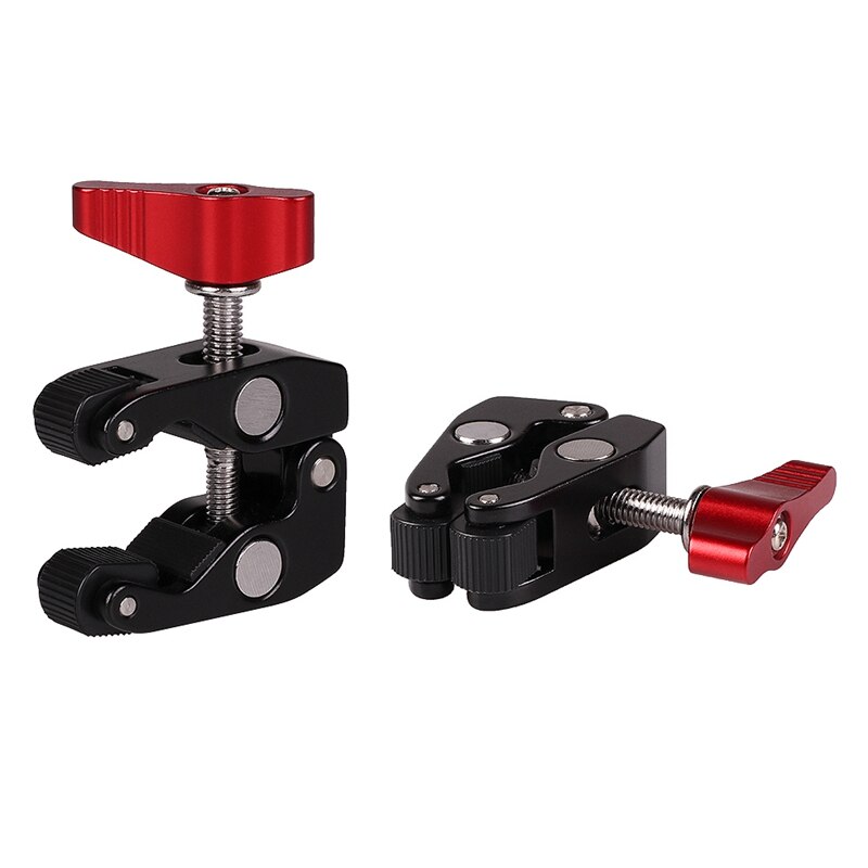Braço de ic super da braçadeira da montagem da bola da braçadeira da cabeça da bola da multi-função com a linha 1/4inch-20 para o monitor do equipamento da gaiola da câmera