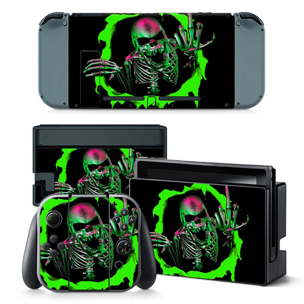 Custom Full Set Vinyl Decal Protector Skin For Nintendo Switch Console Controller Skin Sticker