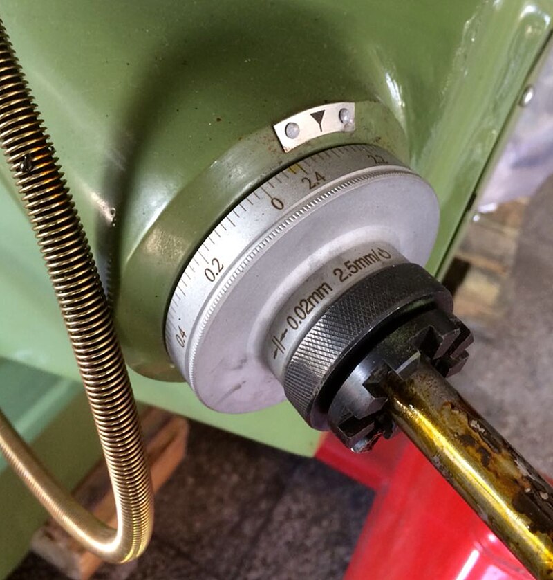 Herramientas de torno de fresado B163, perilla de parada de Quill, apta para piezas de molino BRIDGEPORT, 1 ud.