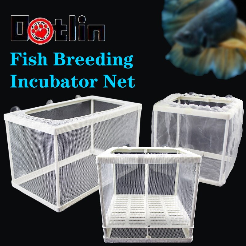 Fish Breeding Box, Acrylic Fish Isolation Box with Suction Cups, Aquarium Acclimation Hatchery Incubator for Baby Fishes Shrimp